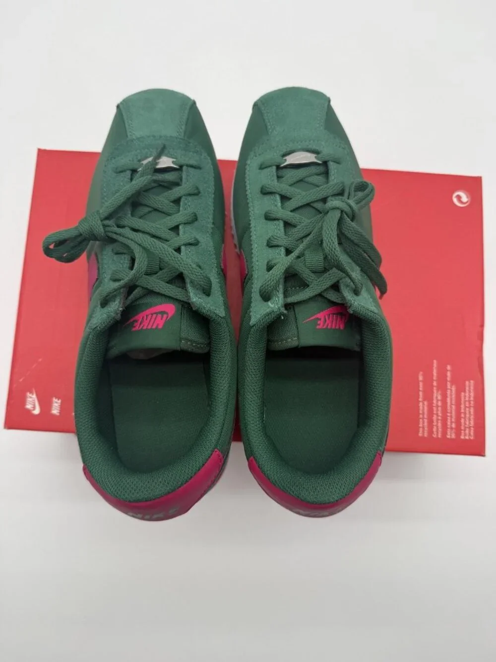 New Nike Cortez TXT (GS) Shoes Youth Size 7Y Green Pink IH7654 300 Running